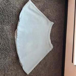 Denim circle skirt